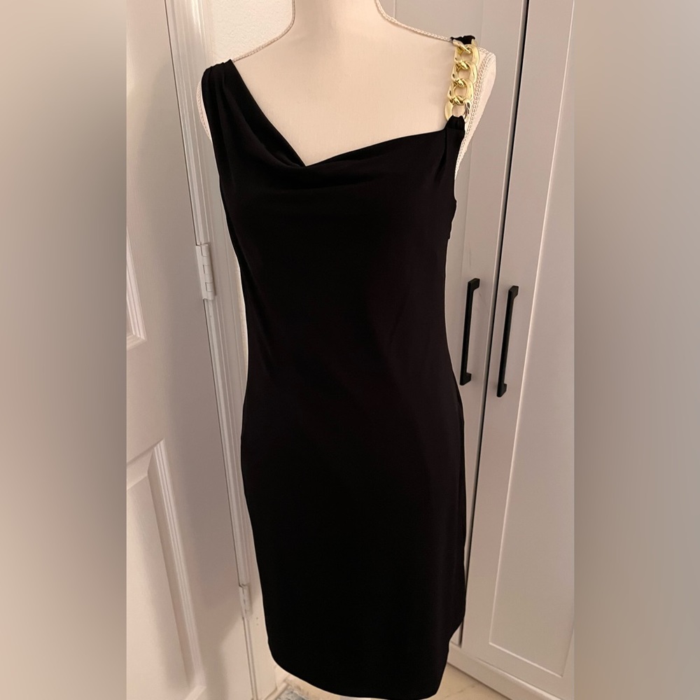Emma Michele little black dress Womens size M length 37”